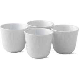 Royal Copenhagen White Fluted Krus 26cl 4stk