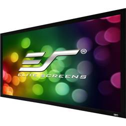 Elite Screens SableFrame ER150WH1 Ecran de projection montable sur mur 150" (381 cm) 16:9 CineWhite noir velours