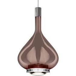 Lodes Sky-Fall SO1 Medium Glossy Bronze Glass Lampada a Sospensione 22cm