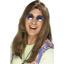 Smiffys Neil Hippy Wig Brown