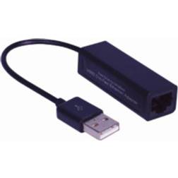 MicroConnect USBETHB Convertidor Negro