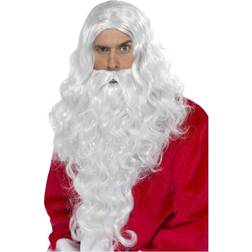 Smiffys Parrucca Barba Lunga da Babbo Natale