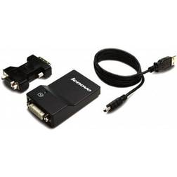 Lenovo USB 3.0 - DVI/VGI 0.7m