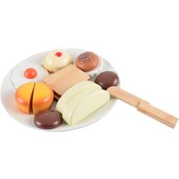 Magni Magni Wooden Bread with Velcro on Plate