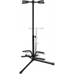 vidaXL Adjustable Double Guitar Stand Foldable