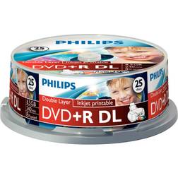 Philips DVD R DR8I8B25F/00, DVD R, 25 kpl, 8,5 GB