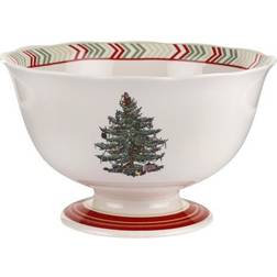 Spode Christmas Jubilee Footed Serveringsskålar 18.4cm