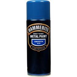 Hammerite Direct to Rust Smooth Effect Metal Paint Blue 0.4L