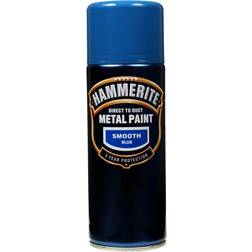 Hammerite Direct to Rust Smooth Effect Metallfarbe Blau 0.4L