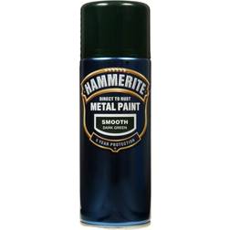 Hammerite Direct to Rust Smooth Effect Metallfarbe Grün 0.4L