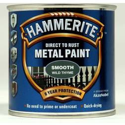Hammerite Direct to Rust Smooth Effect Metallfarbe Grau 0.25L