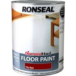 Ronseal Diamond Hard Floor Paint Tile Red 5L