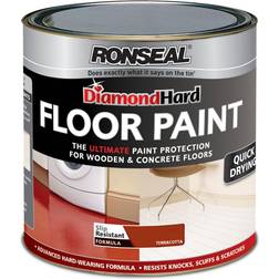 Ronseal Diamond Hard Floor Paint Terracotta 0.75L