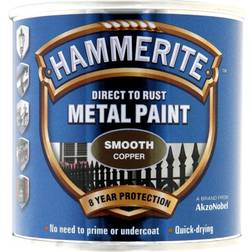 Hammerite Direct to Rust Smooth Effect Metal Paint Gold 0.25L