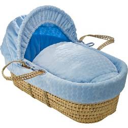 Clair De Lune Marshmallow Palm Moses Basket 11x29.1"