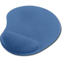 Ednet Tapis De Souris Avec Repose-Poignet Mauspad Bleu