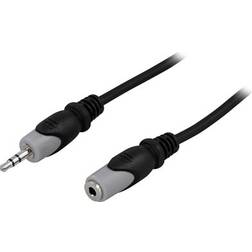 Deltaco 3.5mm - 3.5mm M-F 3m