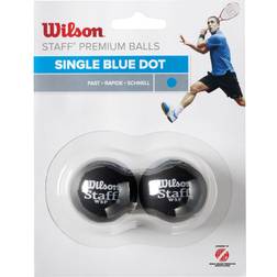 Wilson Set van 2 squashballen Staff Jaune