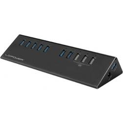 LC-Power -HUB-ALU-2B-10 USB 3.2 Gen 1 Hub