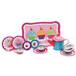 TOBAR Cupcakes Tin Tea Set