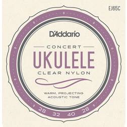 D'Addario EJ65C Pro-Arté Custom Extruded Nylon Set per Ukulele Concert