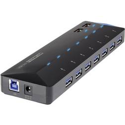 Renkforce Hub USB 3.0 7+2 Ports Avec Port De Charge Rapide 1268678