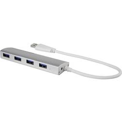 Renkforce Hub USB 3.0 4 Ports Aluminium