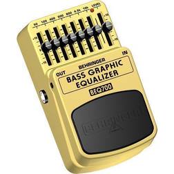 Behringer BEQ700, efektipedaali, Musta, Keltainen, 70 mm, 123 mm, 54 mm, 330 g