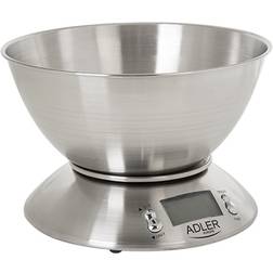 Adler AD 3166 Báscula De Cocina Acero 5 kg