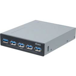 Akasa InterConnect Pro 3.5" Etupaneeli 5x USB 3.0