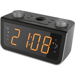 Soundmaster FUR5005 Reloj Digital Negro radio