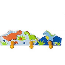 Mouse House Gifts Kids Dinosaur Themed Coat Hook Wall Hooks for Boys Nursery or Bedroom