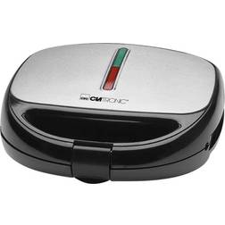 Clatronic ST/WA 3670 voileipägrilli vohvelirauta grilli musta/inox