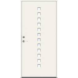 Swedoor Pixel Ytterdörr Klarglas S 9000-N H (100x200cm)