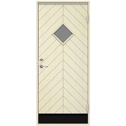 Swedoor Trysil Sparkplåt Förrådsdörr H (80x190cm)