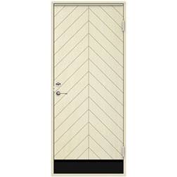 Swedoor Trysil Sparkplåt Förrådsdörr V (90x190cm)