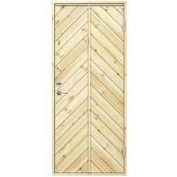 Swedoor KallI40 Förrådsdörr V (90x200cm)