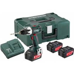 Metabo BS 18 LT SET Porakone-ruuvinväännin 3 x 4,0 Ah:n akku ja laturi