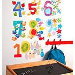 Wallies Counting Numbers Vinyl Decals