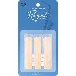 D'Addario Rico RJB0325 Royal 2.5 Strength Reeds for Alto Sax (Pack of 3)