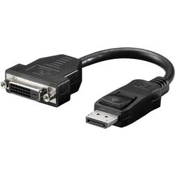 Goobay DisplayPort - DVI-D Adapter M-F 0.2m