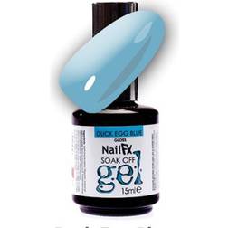 The Edge Nailfx Soak Off UV Gel Polish Blue Duck Egg Blue 15ml