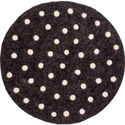Afroart Felt Komplett dekorationskudde Svart, Grå (50x50cm)