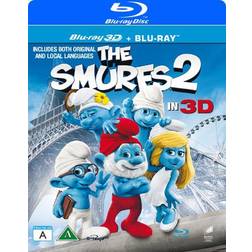 Smurfarna 2 3D (Blu-ray 3D + Blu-ray) (3D Blu-Ray 2013)