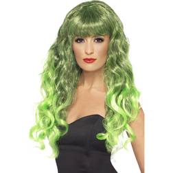 Smiffys Siren Wig Green Black