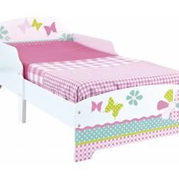 Worlds Apart Girls’ Patchwork Snuggletime Toddler Bed 77x145cm
