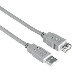 Hama USB A - USB A M-F 2.0 3m