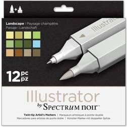 Spectrum Noir Illustrator Landscape Markers 12-pack