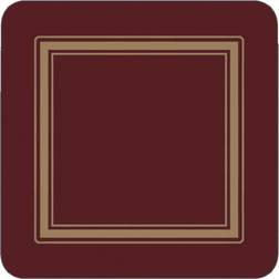 Pimpernel Classic Burgundy Glassbrikke 6st