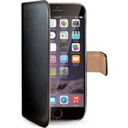 Celly Wally Protection à rabat pour téléphone portable cuir écologique pour Apple iPhone 6, 6s